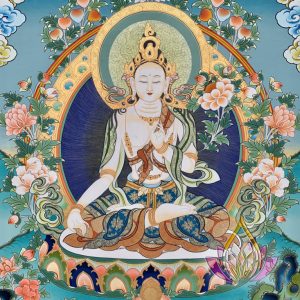 寶生百法之巴日傳規白度母如意輪彩唐