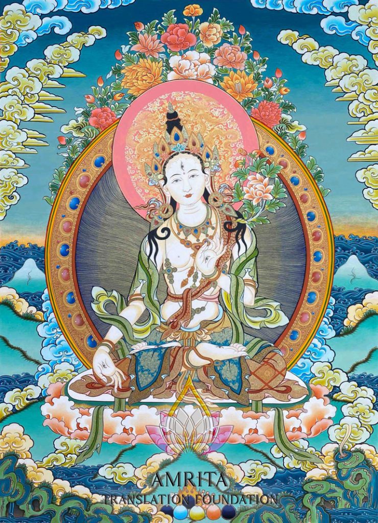 寶生百法之寶林班禪傳規白度母如意輪彩唐 大慈恩譯經基金會 寶生百法之寶林班禪傳規白度母如意輪彩唐 大慈恩譯經基金會