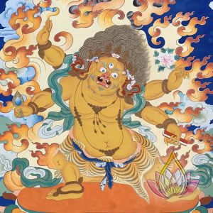 寶生百法之救獅子難觀自在彩唐