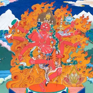寶生百法之烏仗那度母處之自在母彩唐
