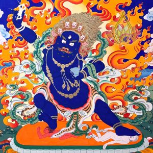 寶生百法之惹瓊師所傳護國大忿怒金剛手彩唐