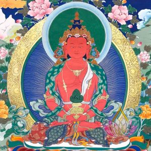 寶生百法之巴里所傳無量壽佛彩唐