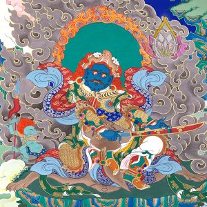 寶生百法之增長天王彩唐