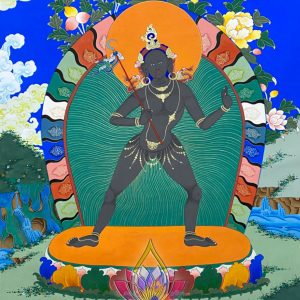 寶生百法之黑金剛鉤母彩唐
