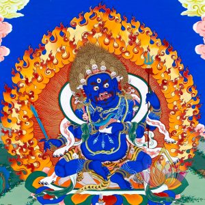 寶生百法之龍樹所傳四臂怙主彩唐