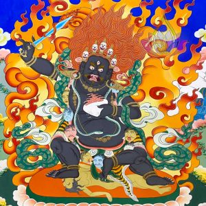 寶生百法之四足不動金剛彩唐
