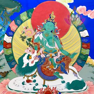 寶生百法之大吉祥天母彩唐