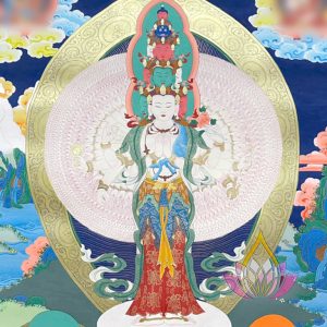 寶生百法之吉祥比丘尼所傳十一面觀世音彩唐