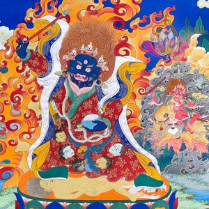 寶生百法之持除難棒護法彩唐