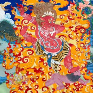 寶生百法之食肉狼面護法彩唐