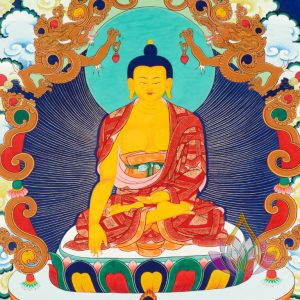 寶生百法之嘎當所傳四尊中之釋迦牟尼彩唐