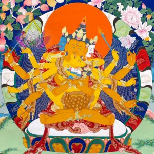 寶生百法之密集文殊金剛彩唐