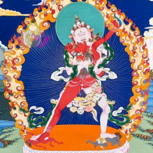 寶生百法之白勝樂金剛彩唐