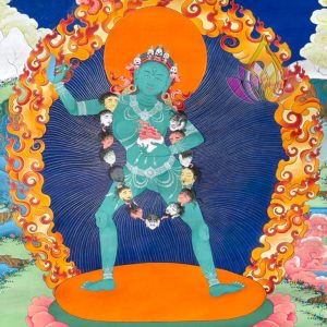 寶生百法之金剛密咒母彩唐