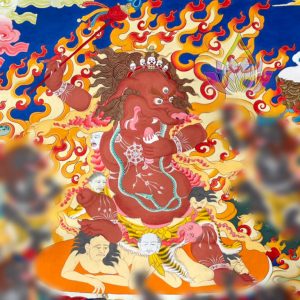 寶生百法之密修雄威空行面護法彩唐