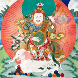 寶生百法之持國天王彩唐