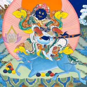 寶生百法之增長天王彩唐