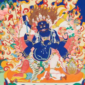寶生百法之怒王金剛力彩唐