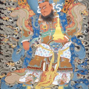 四大天王巨幅彩唐之廣目天王